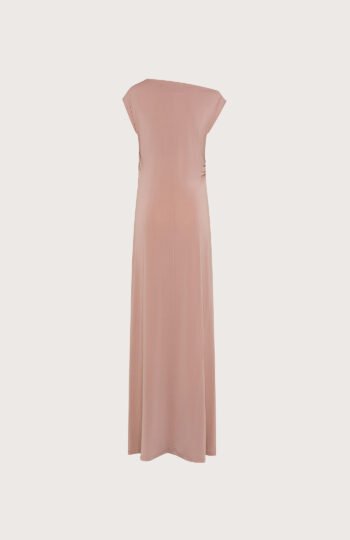 Abito tagliato jersey fine crepe bielastico retro