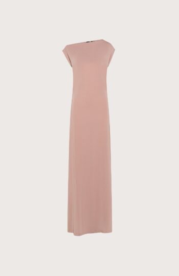 abito donna rosa Seventy tagliato jersey fine crepe bielastico