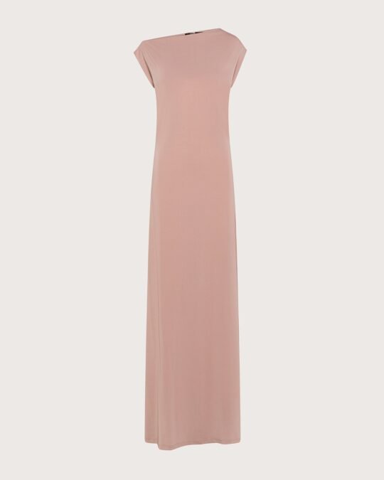 abito donna rosa Seventy tagliato jersey fine crepe bielastico