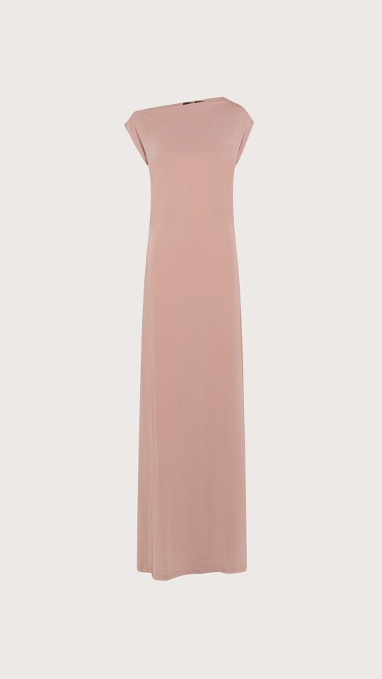 abito donna rosa Seventy tagliato jersey fine crepe bielastico