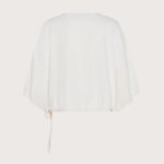 Camicia cady crepe viscosa unito stretch retro