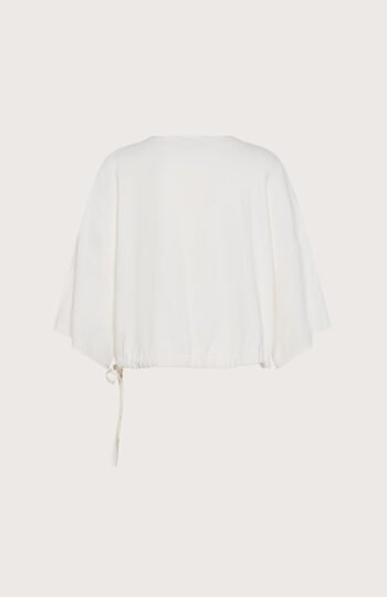 Camicia cady crepe viscosa unito stretch retro