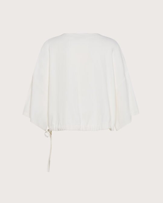 Camicia cady crepe viscosa unito stretch retro