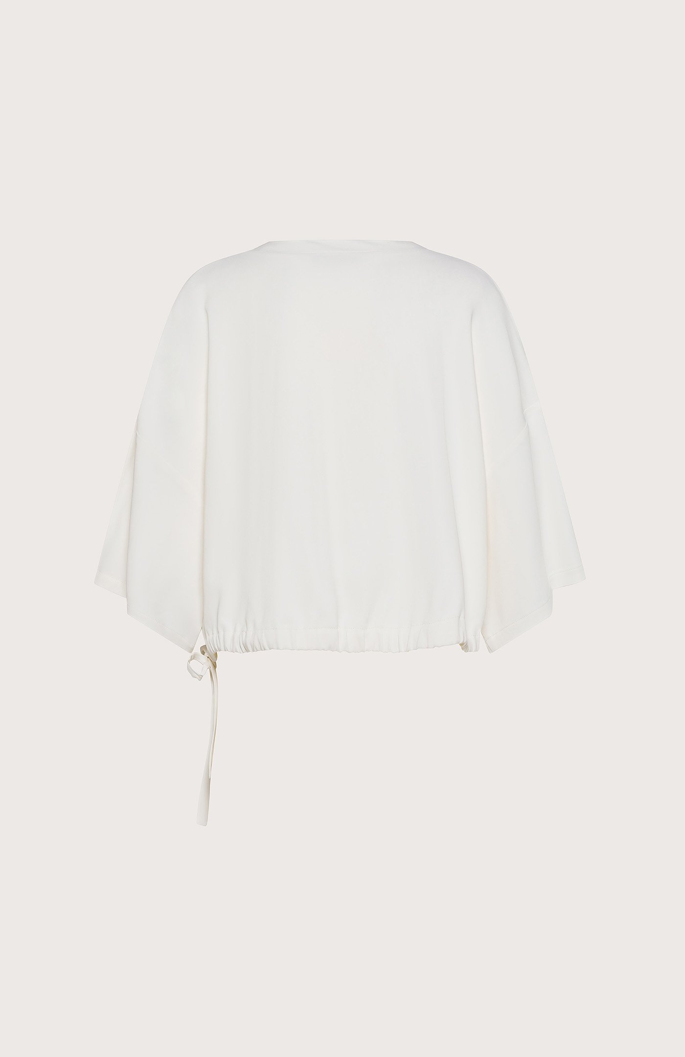 Camicia cady crepe viscosa unito stretch retro