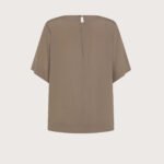 Camicia crêpe misto seta retro