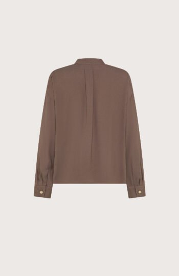 Camicia cady leggero in cr&ecirc;pe di viscosa retro