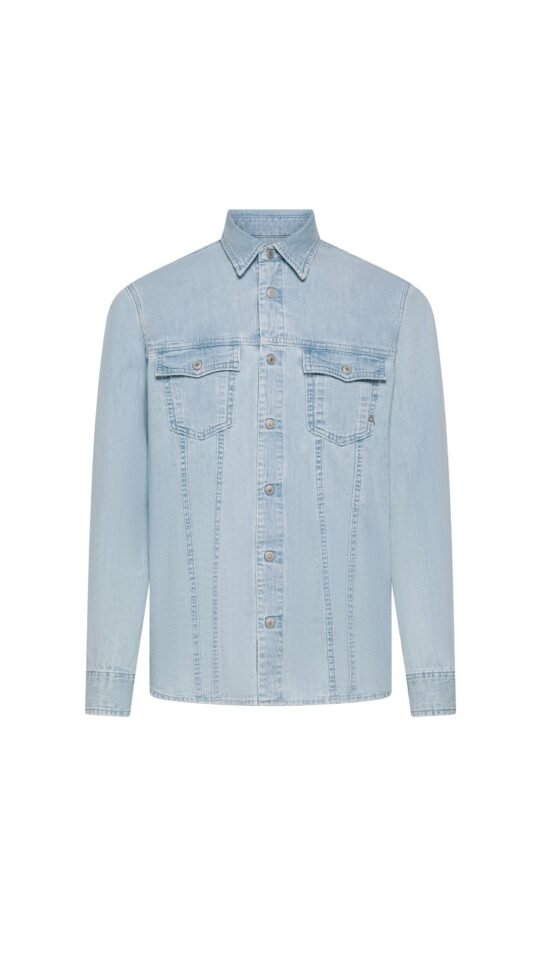 Camicia uomo Cycle james regular icon shirt light bleach