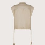 Camicia Donna Lino BIANCO 19.70 CA1435_320072 retro