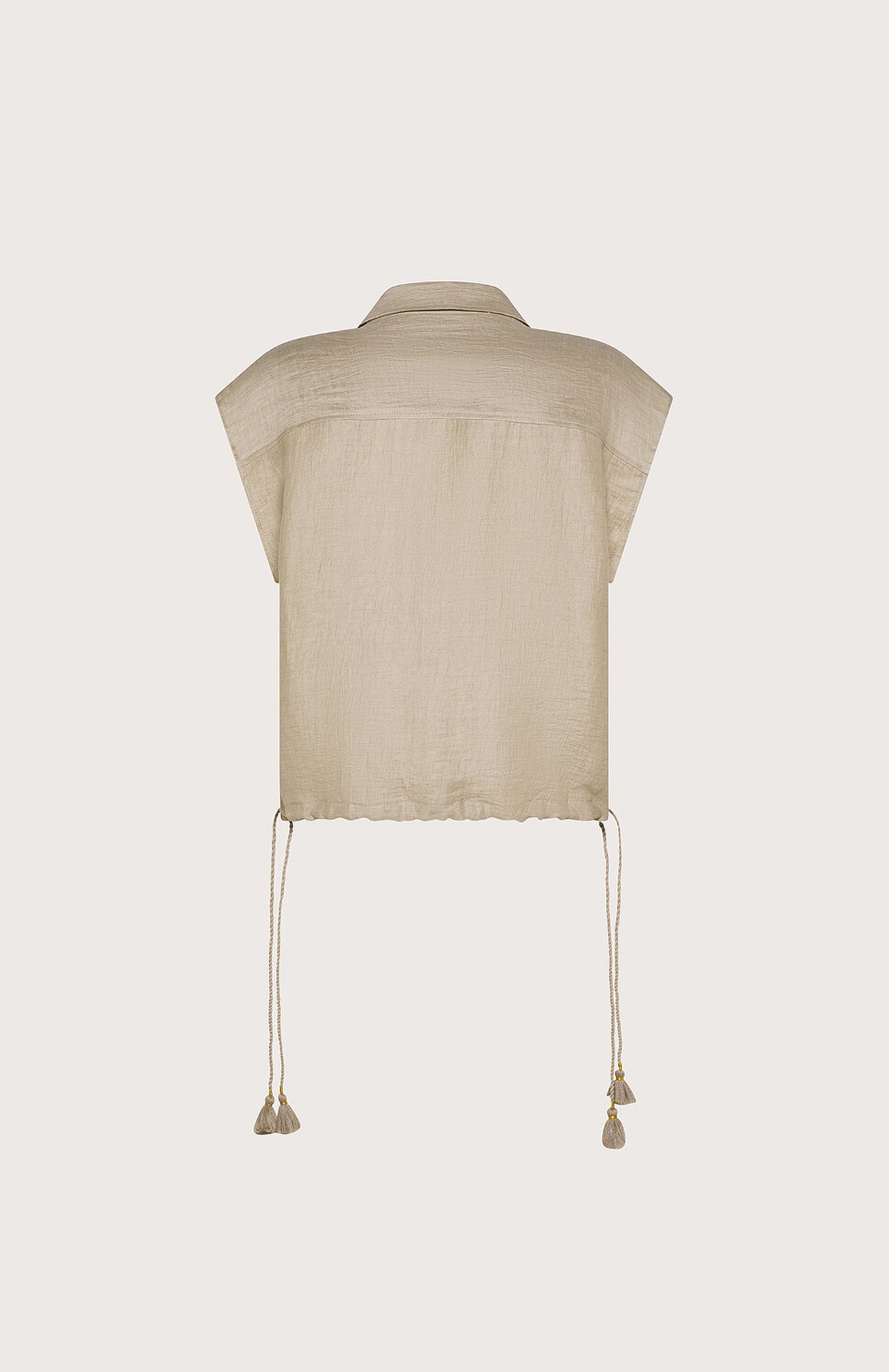 Camicia Donna Lino BIANCO 19.70 CA1435_320072 retro