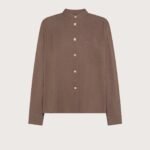 camicia donna marrone Seventy cady leggero viscosa crepe