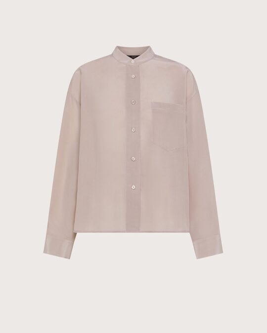 Camicia donna Seventy unito misto seta sand wash colore rosa taglia 40