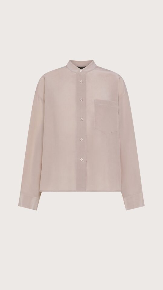 Camicia donna Seventy unito misto seta sand wash colore rosa taglia 40
