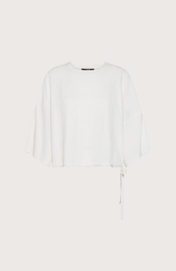 camicia donna Seventy cady crepe viscosa unito stretch colore panna taglia s