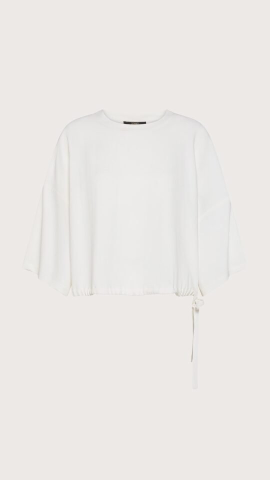 camicia donna Seventy cady crepe viscosa unito stretch colore panna taglia s