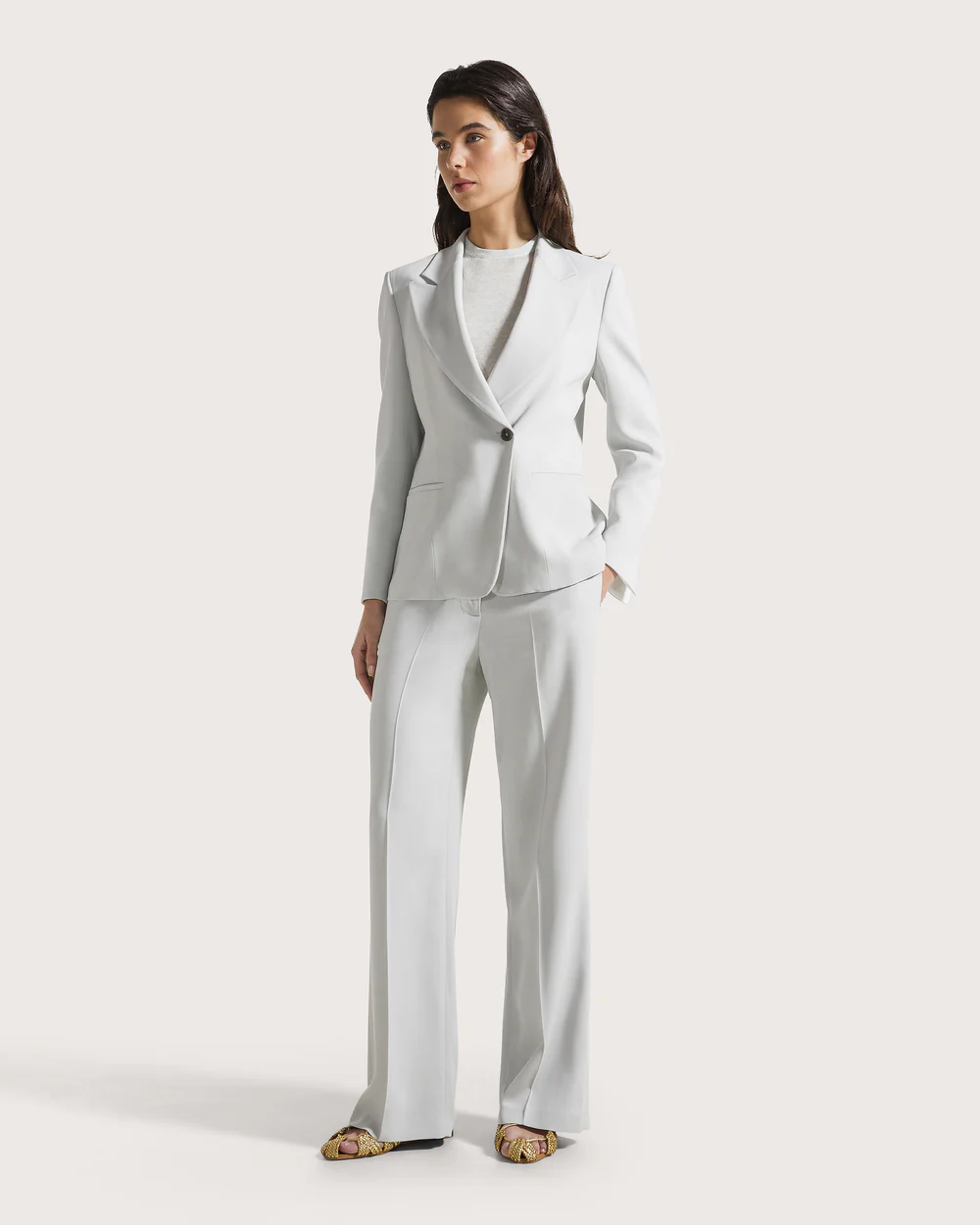 Giacca cady crepe viscosa unito stretch