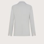 Giacca cady crepe viscosa unito stretch retro