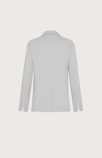 Giacca cady crepe viscosa unito stretch retro