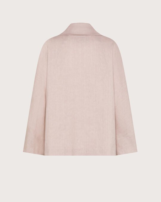 Giacca lino cotone stretch effetto vintage retro