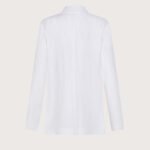 Giacca donna misto lino spiegazzato retro