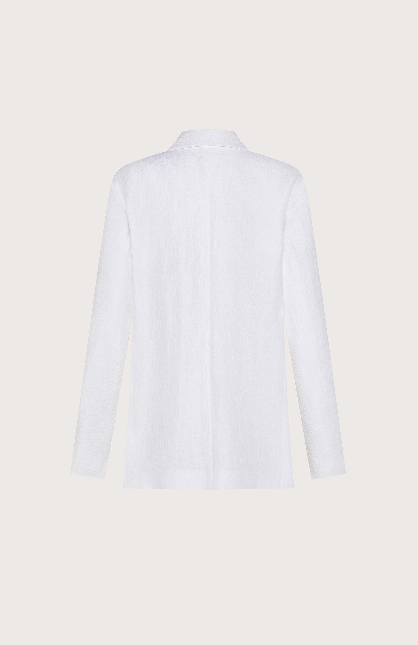 Giacca donna misto lino spiegazzato retro