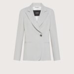 giacca donna Seventy cady crepe viscosa unito stretch colore grigio taglia 42