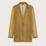 giacca donna voile unito fiammato stropicciato Seventy