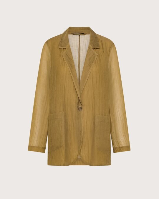 giacca donna voile unito fiammato stropicciato Seventy