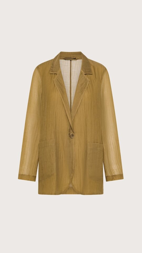 giacca donna voile unito fiammato stropicciato Seventy