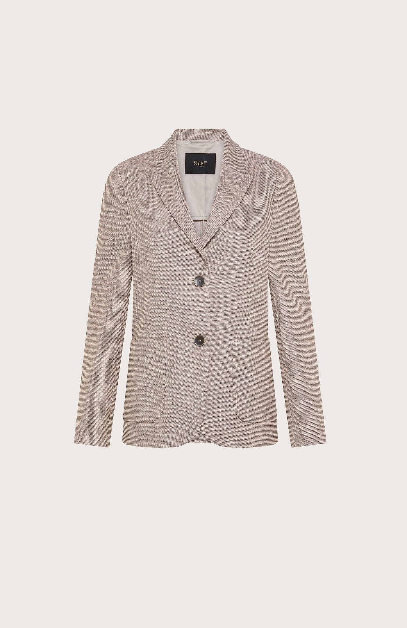 Giacca maglia rosa donna Seventy fronte