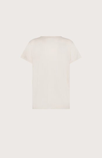 T-shirt jersey+crepe misto seta retro