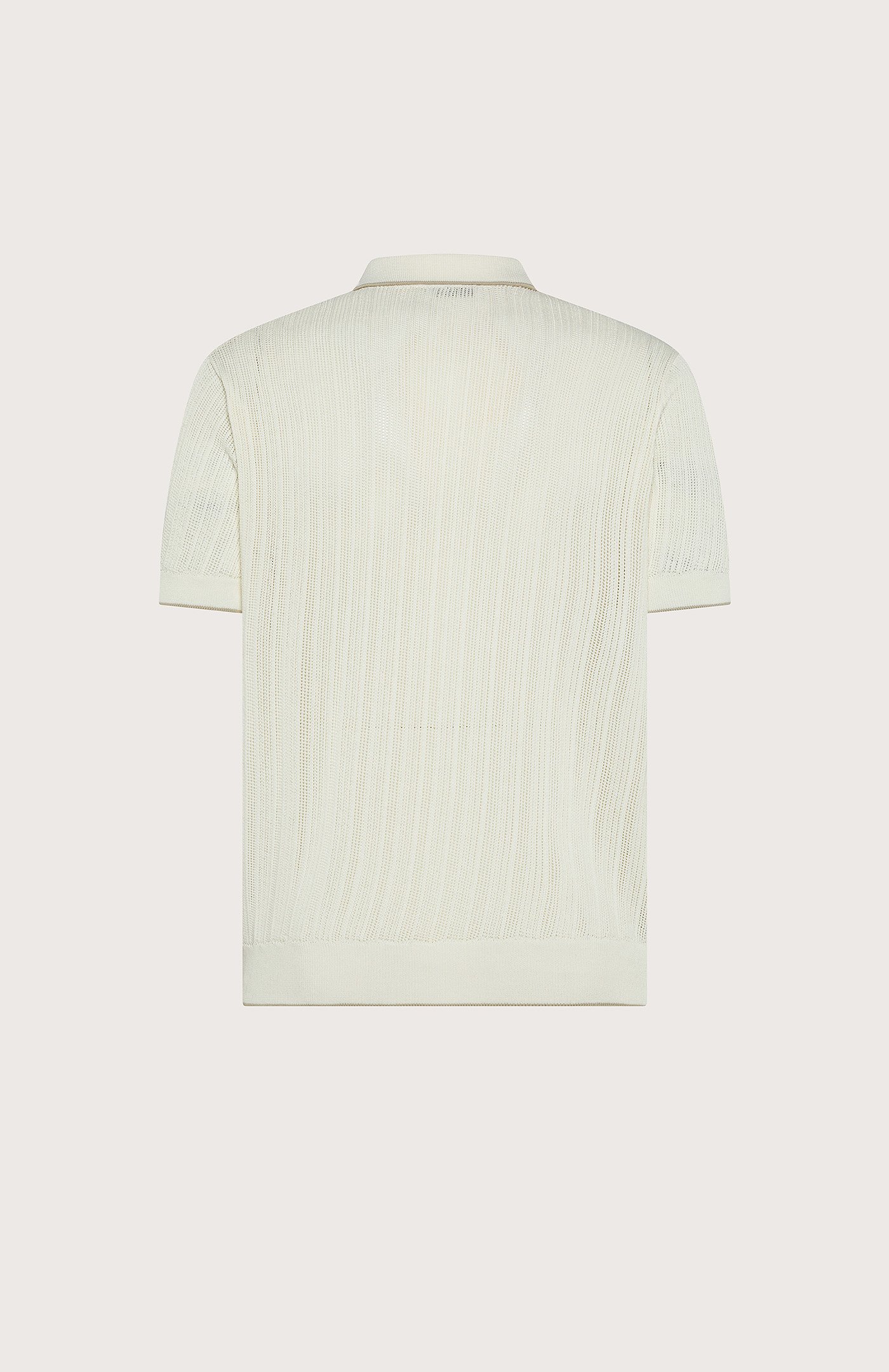 Polo m/m aperta microarmatura f.14 traforato retro