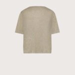 T-shirt cordonetto lino/cotone retro