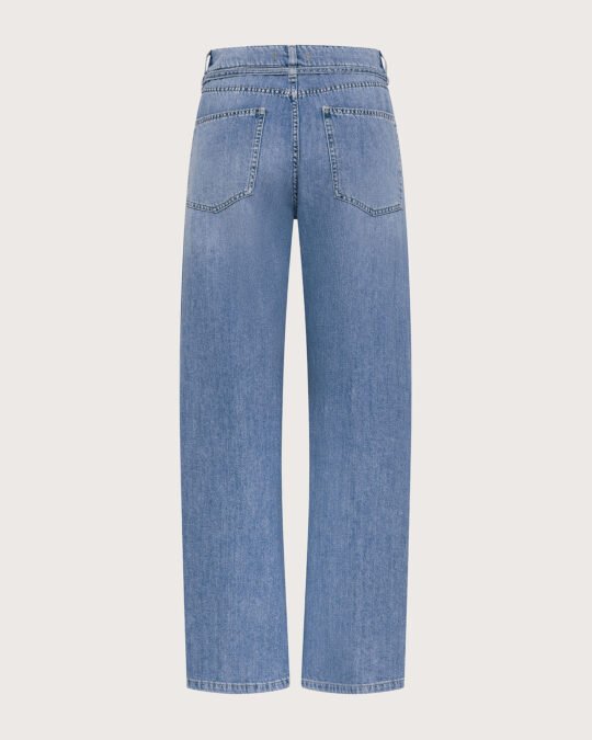 Pantalone denim blue leggero lavaggi vari retro