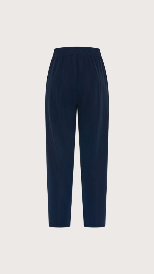 Pantalone con elastico jersey crepe pesante str. retro