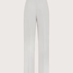 Pantalone cady crepe viscosa unito stretch retro
