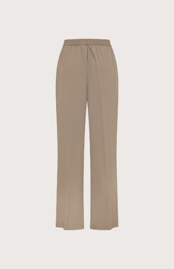 Pantalone crepe misto seta unito retro