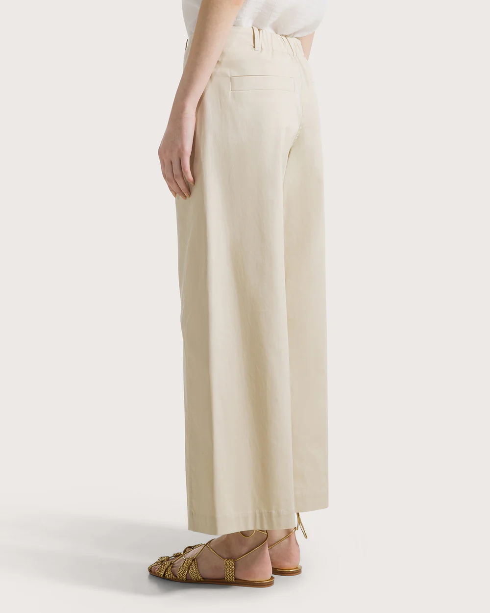 Pantalone gabardine cotone basic stretch