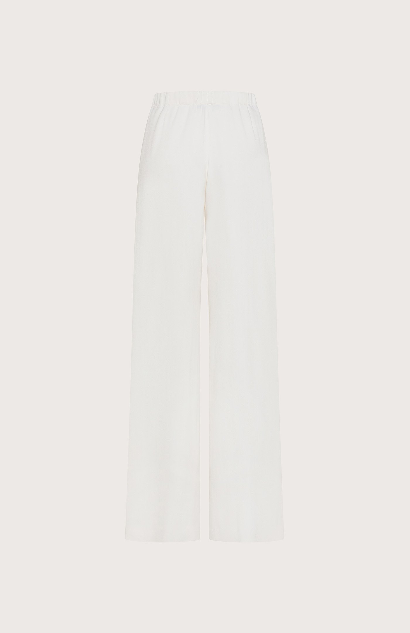 Pantalone cady crepe viscosa unito stretch retro