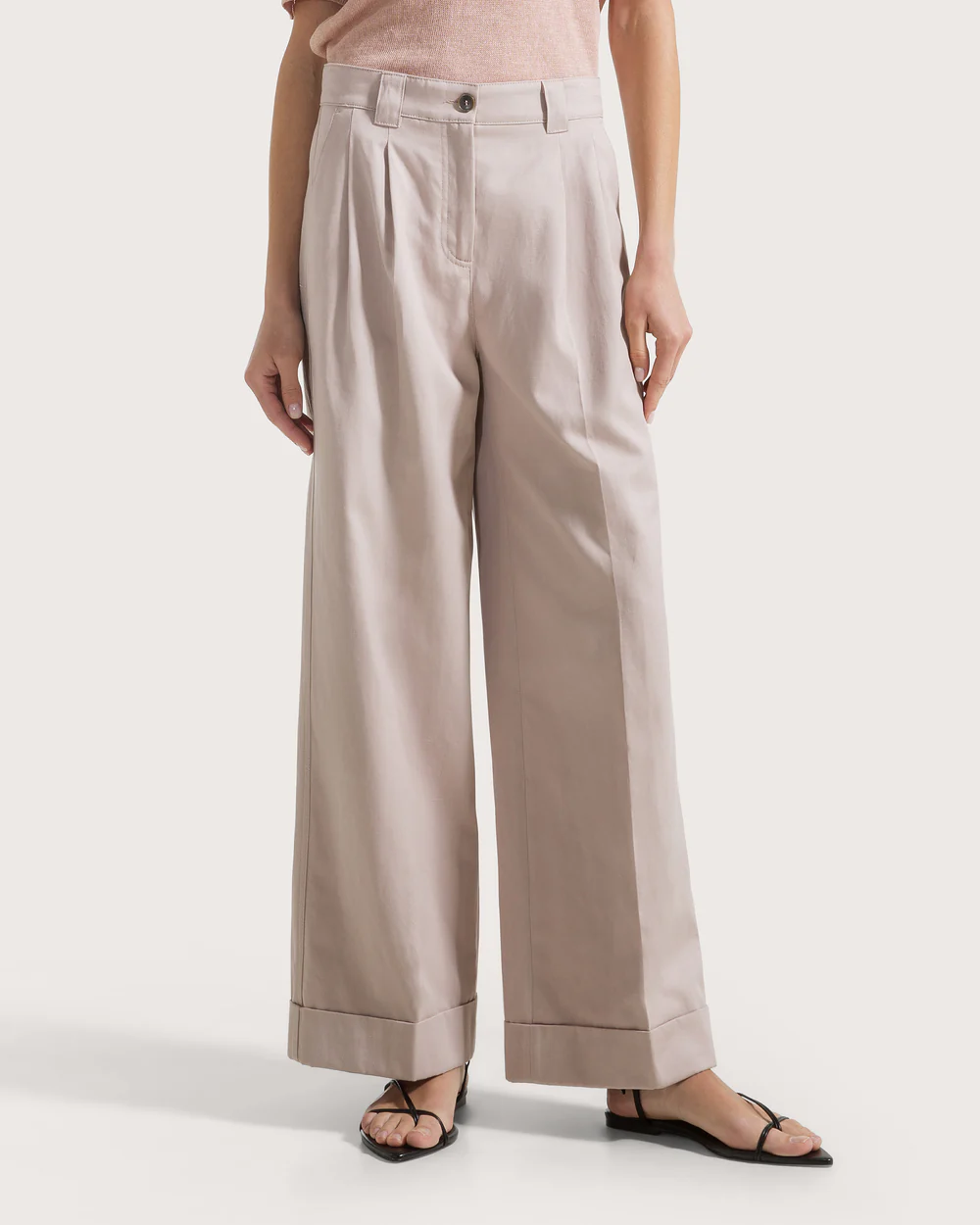 Pantalone organza fiammata crinkle