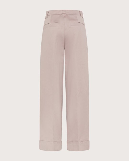 Pantalone organza fiammata crinkle retro