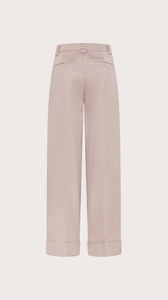 Pantalone organza fiammata crinkle retro