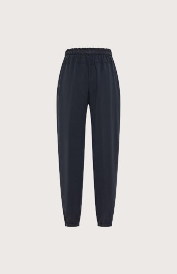 Pantalone donna tela tencel tinto capo retro