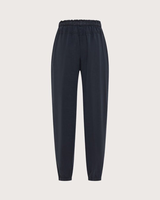 Pantalone donna tela tencel tinto capo retro