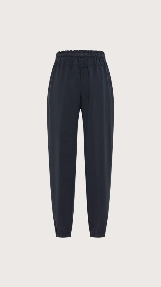 Pantalone donna tela tencel tinto capo retro