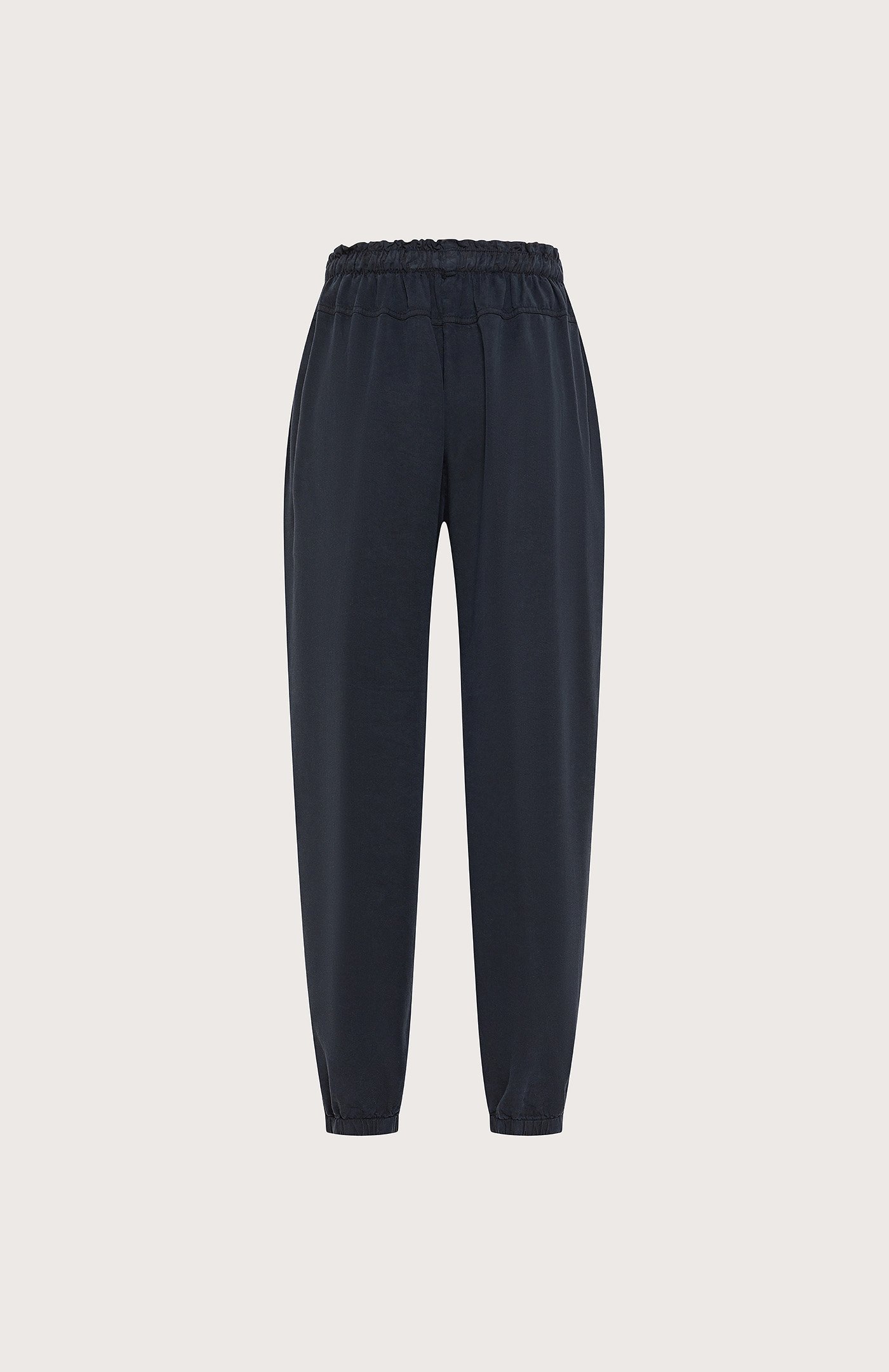 Pantalone donna tela tencel tinto capo retro