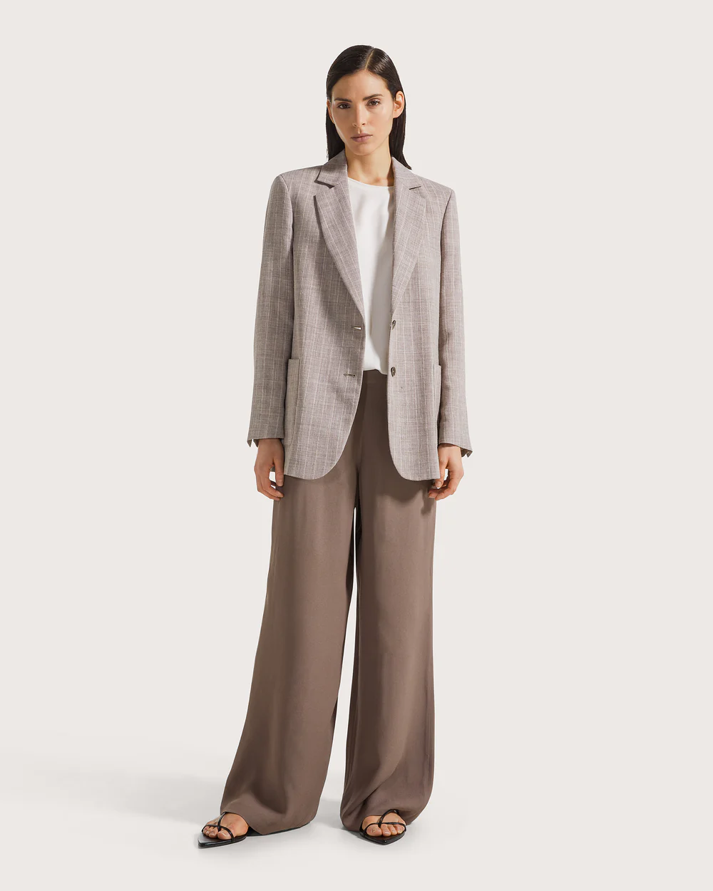 Pantalone cady leggero in crêpe di viscosa