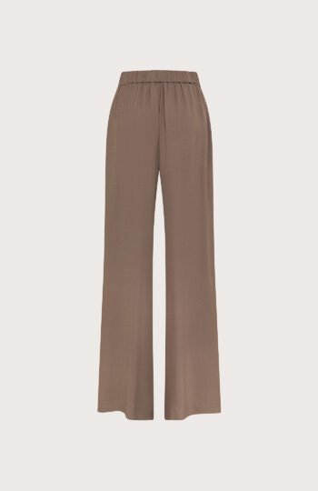 Pantalone cady leggero in crêpe di viscosa retro