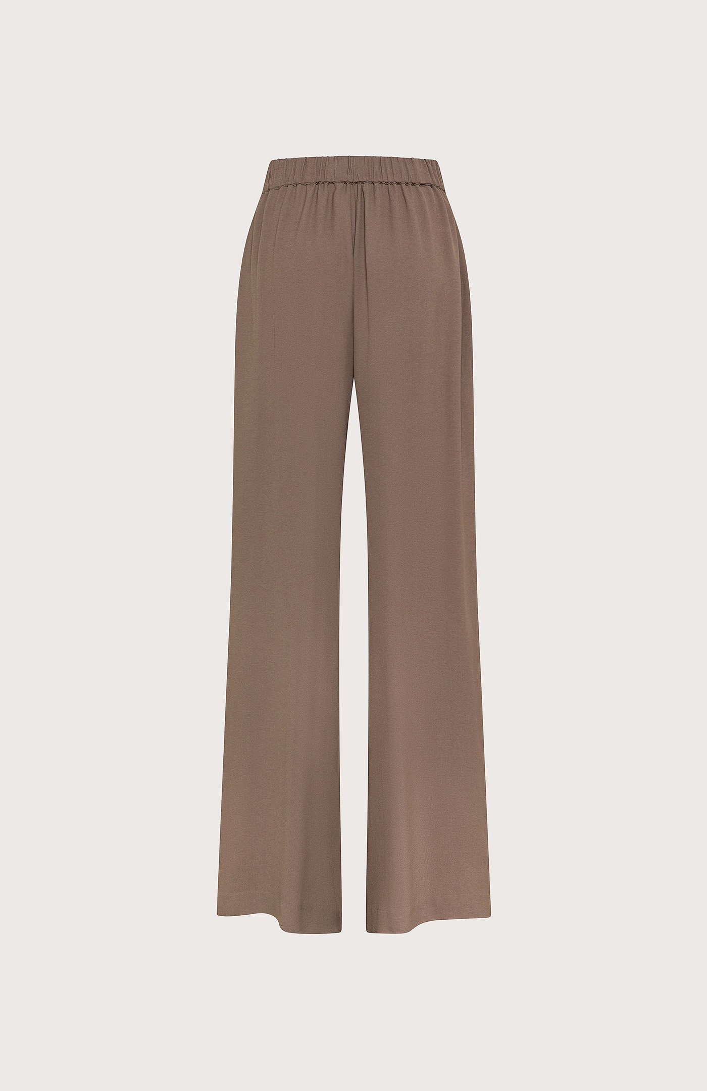 Pantalone cady leggero in crêpe di viscosa retro