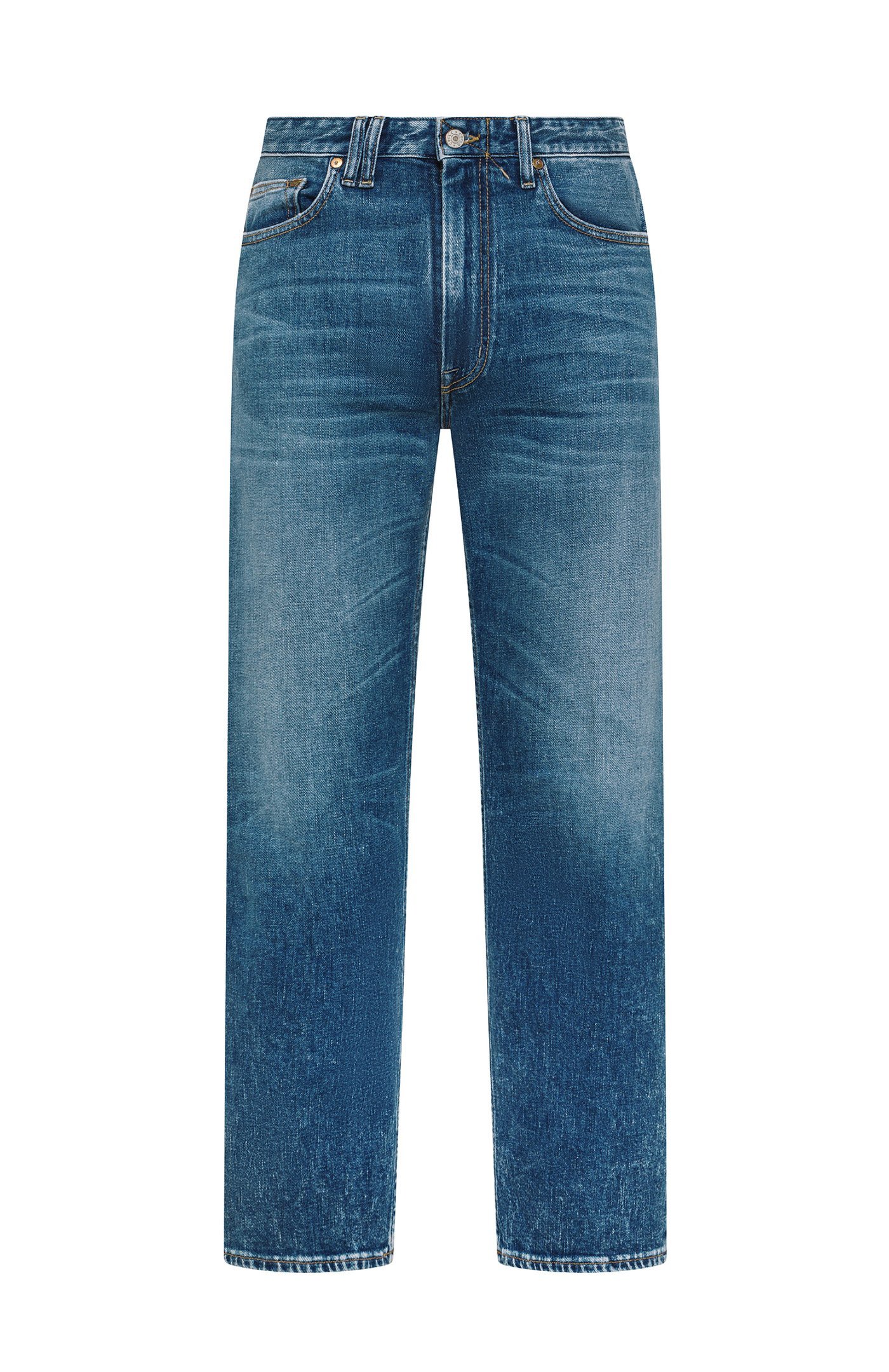 Pantalone uomo blu Cycle wise comfort regular fit straight ankle leg antique vintage