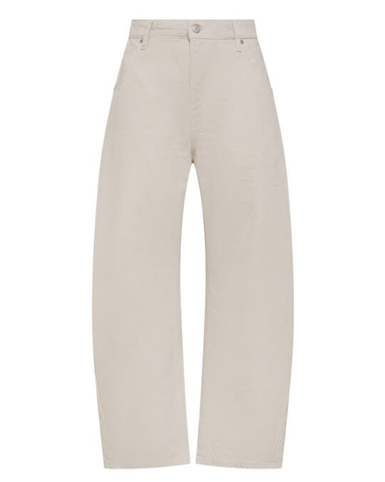 pantalone donna beige Cycle aida crop super fitted low waist cropped curve leg direct dyed